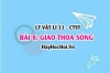 Hiện tượng giao thoa sóng cơ, sóng anh sáng? Điểm dao động cực đại, điểm dao động cực tiểu? Vật lí 11 bài 8 CTST